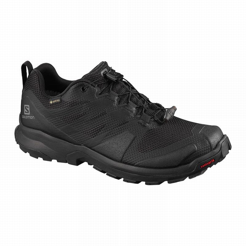 Salomon Israel XA ROGG GTX W - Womens Trail Running Shoes - Black (UPOW-95381)